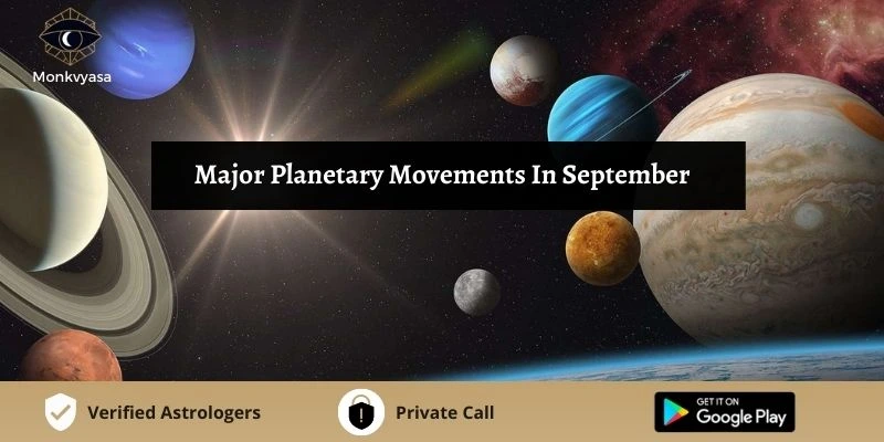 Planetary Movements in September 